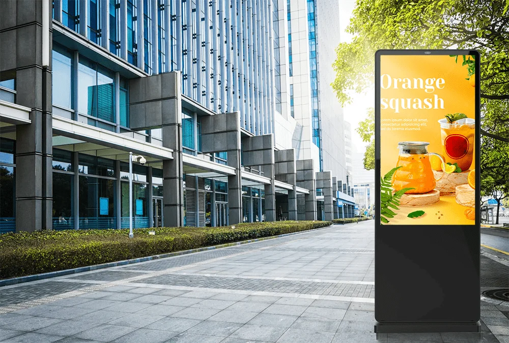 Weatherproof outdoor digital signage screen in Dubai
