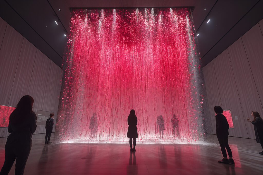 High-resolution LED display setup by Makers24 in U