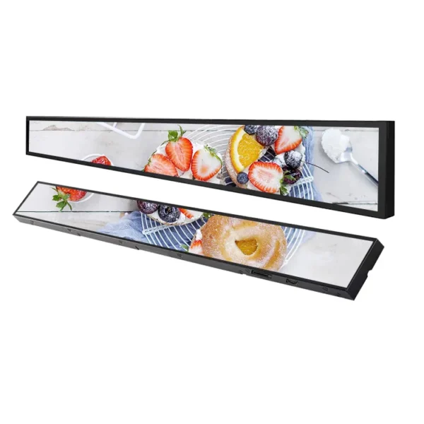 23" Shelf Edge LCD Display with High Brightness