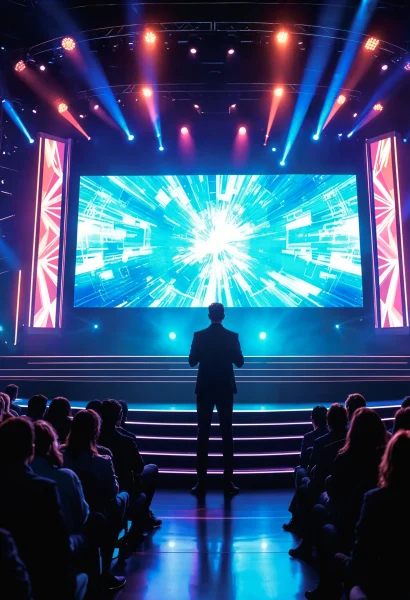 Indoor and outdoor LED display screen installation in Dubai by Makers24